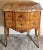 Sober and valuable French chest of drawers with two large and deep drawers, the locks and decorations are in bronze...