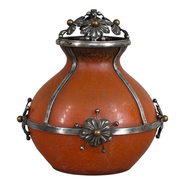 French Art Deco Night Lamp by E. Val Et Cie. - 1920s France For Sale