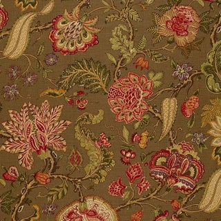 Sample- Schumacher Chalfont Fabric in Fawn For Sale