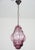 1960s Wonderful Large Magenta Colour Venetian Lantern, Seguso Murano Glass, Italy For Sale - Image 4 of 14