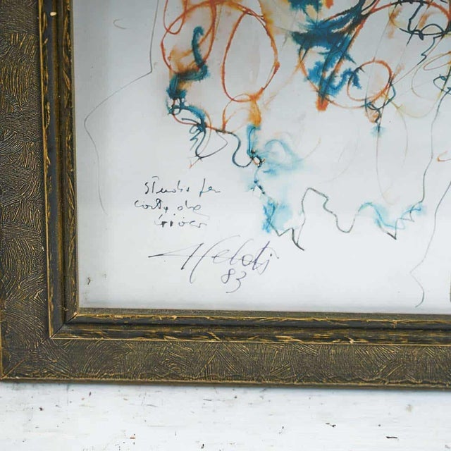 Artwork on paper by Celati, 1980s