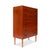 Mid-Century Modern Vintage Danish Mid-Century Six-Drawer Teak Tallboy Dresser 1960s For Sale - Image 3 of 10