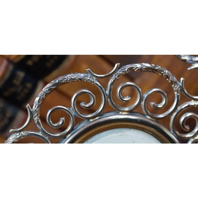Antique Victorian English Brass Ring Photos Frames, Set of 2 For Sale - Image 12 of 13