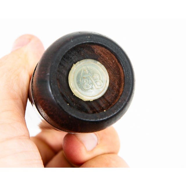 Mid-Century Modern Mid 20th Century Danish Modern Salt Pepper Shaker Set Rosewood A&b Mobler Pair Two For Sale - Image 3 of 10