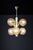 Patinated Brass Sputnik Chandelier with Six Gold-Colored Globes from Kaiser Leuchten, 1960s For Sale - Image 6 of 11