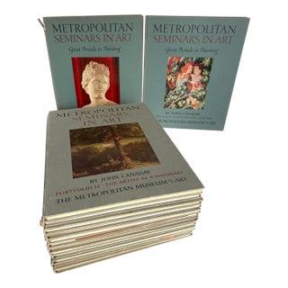 Complete 1958 Metropolitan Museum of Art Metropolitan Seminars in Art Portfolio Set — 14 Volumes With Color Plates For Sale