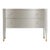 Modern History Serpentine Chest - White Linen For Sale