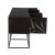 Ebony NOIR Zurich Console in Ebony, XL For Sale - Image 8 of 10