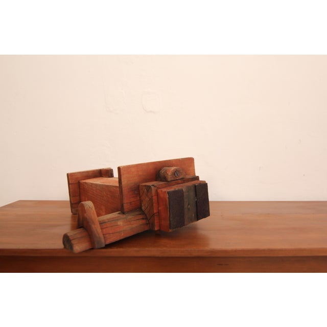 Early 20th Century Wooden Casting Pattern Object with Original Patina For Sale - Image 15 of 16