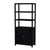 Black Nora 32 in W. x 72 in. H Wood 3- Tier Etagere Bookcase, Antique Coffee For Sale - Image 8 of 8
