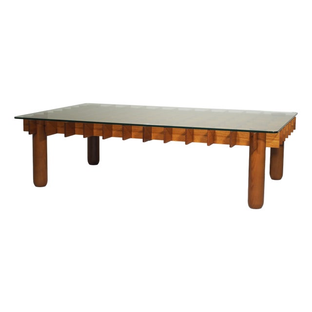 Kyoto Coffee Table attributed to Gianfranco Frattini for Ghianda, Italy, 1970s For Sale