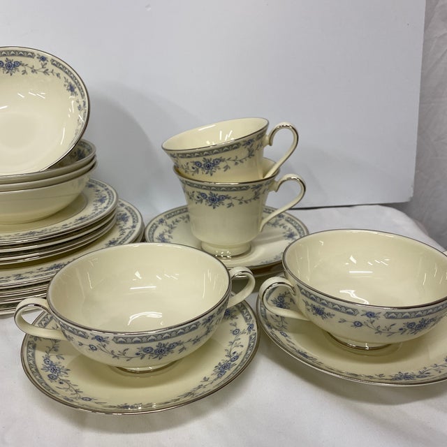 Minton Bellemeade Bone China Tea Set of 28 Chairish