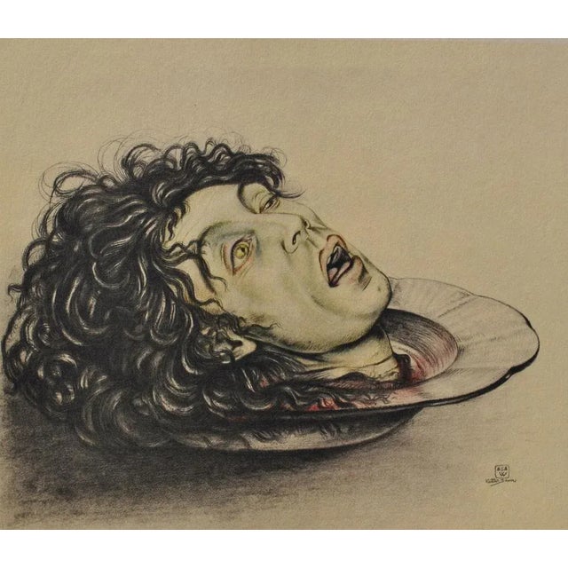 Walter SAUER (1889-1927) Saint John the Baptist, 1930 Offset and spot color printing Signed in the plate Limited to 250...