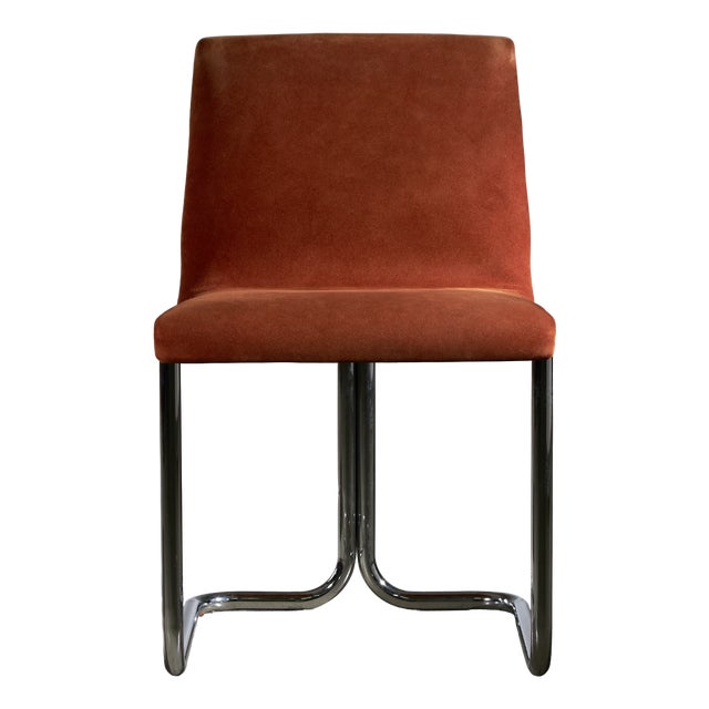 Vintage Velvet Desk Chair For Sale