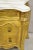 Gold Mid 20th Century Vintage Daniel Jones French Louis XV Style Gold Bombe Marble Top Nightstand For Sale - Image 8 of 11