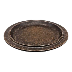 1970s Ulla Procopé Arabia of Finland "Ruska" Round Chop Serving Platter