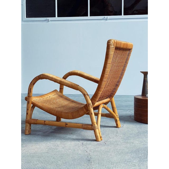 Rattan Bamboo Armchair from Arco, Germany, 1960s For Sale - Image 11 of 17