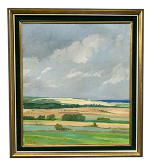 Erik Walter Persson, Serene Landscape, 1960s, Oil on Canvas , Framed