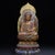 Asian 1930s Set of Three Carved Shoushan Stone Buddhas (Triple Gem / Triratna) — Seated With Halo & Lotus Base For Sale - Image 3 of 9