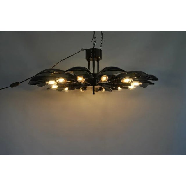 Dahlia Chandelier by Max Ingrand for Fontana Arte, Italy, 1950s For Sale - Image 3 of 13