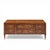 EJ Victor Burlwood and Walnut Lion Head Handle Coffee Table This coffee table measures: 45 wide x 32.5 deep x 18 inches...