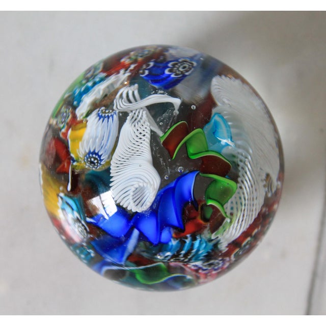 Mid-Century Modern Vintage Murano Glass Paperweight For Sale - Image 3 of 7