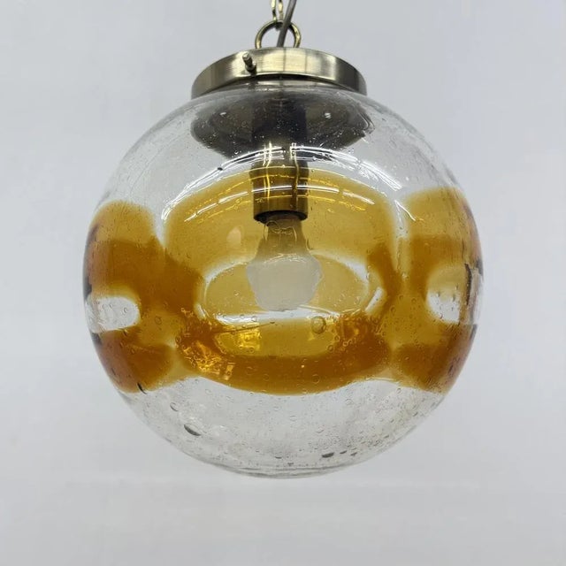 Vintage Italian Murano Glass Hanging Lamp, 1970s For Sale - Image 14 of 18