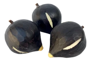 Vintage Carved Mission Figs - Set of 3