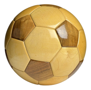 Vintage Football in Wood