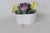 Crown Staffordshire Fine Bone China England Floral Basket January Tulips 4831b For Sale - Image 9 of 12