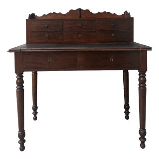 Antique Mahogany Tiered Desk For Sale