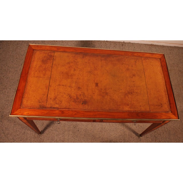 Louis XVI Marquetry Desk, 18th Century For Sale - Image 13 of 14