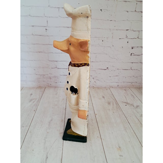 Vintage Cast Iron Butcher's Pig Advertising Prop, 1930s For Sale - Image 9 of 18