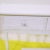 White Wooden Table with Stool and Flower Knobs For Sale - Image 3 of 9