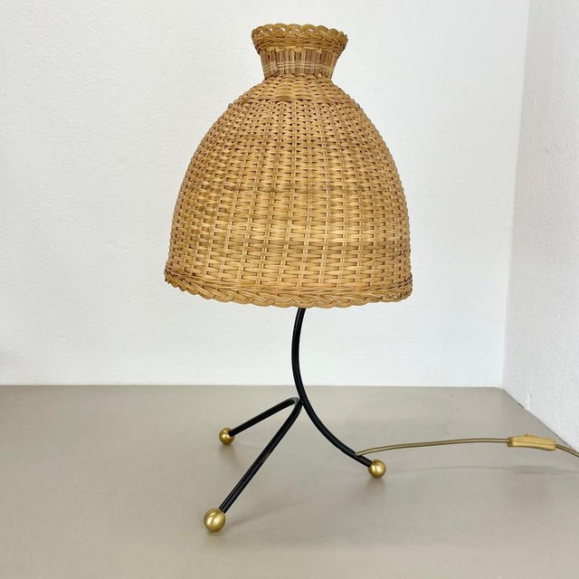 Article: table light Origin: Austria Age: 1960s This original vintage table light was designed and produced in the 1960s...