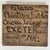 American Early 20th Century Salvaged Wooden Crate Shipping Label for the Phillips Exeter Academy, New Hampshire For Sale - Image 3 of 7