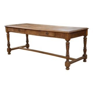 Late 19th Century Beechwood Farmhouse Table For Sale