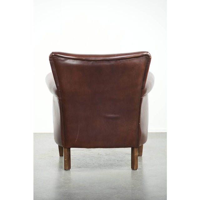 Club Chair in Sheepskin Leather For Sale - Image 4 of 18