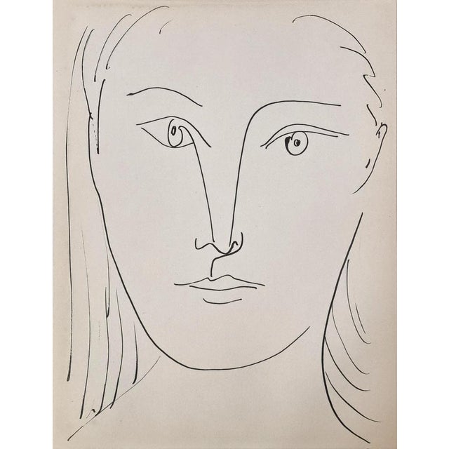 Pablo Picasso, Woman, Lithograph, 1957 For Sale - Image 4 of 4