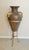 Metal Vintage Floor Amphora Urn Vase 52” With Lionhead Ring Handles &Tripod Stand For Sale - Image 7 of 8