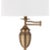 Modern 60-Inch H Floor Lamp - Gold For Sale - Image 3 of 6