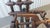 18th-Century European Antique Spinning Wheel — Complete With Distaff, Bobbins & Drive Wheel, Walnut For Sale - Image 4 of 15
