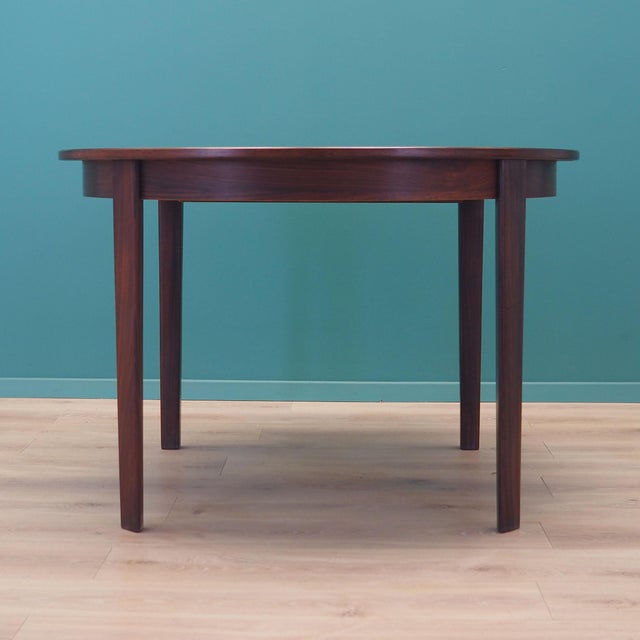 Danish Round Rosewood Table, 1960s For Sale - Image 12 of 12