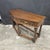 Vintage English Oak 2 Drawer Console Table With Shaped Front For Sale - Image 17 of 17