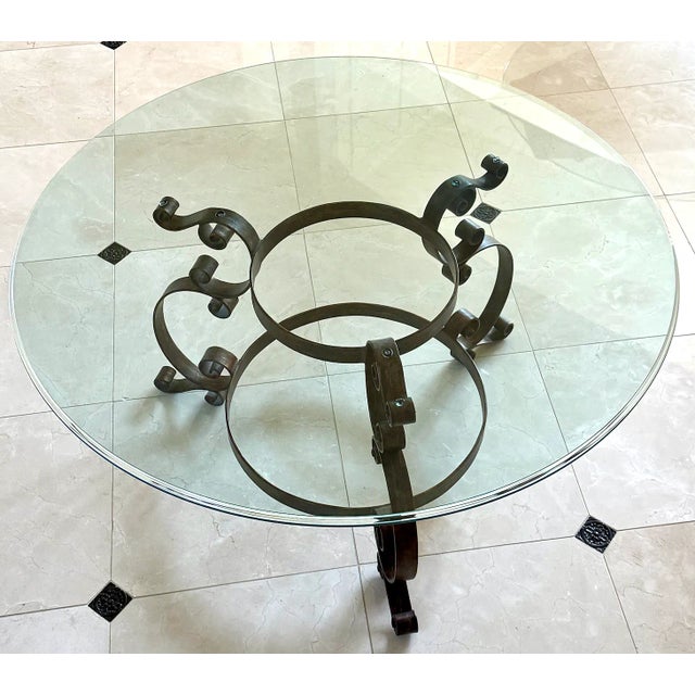 Bronze Century Furniture Glass Top Cocktail Table For Sale - Image 8 of 17