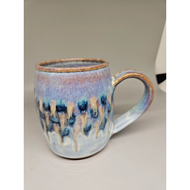 Little E Pottery Purple Haze mug- 16-18oz barrel mug