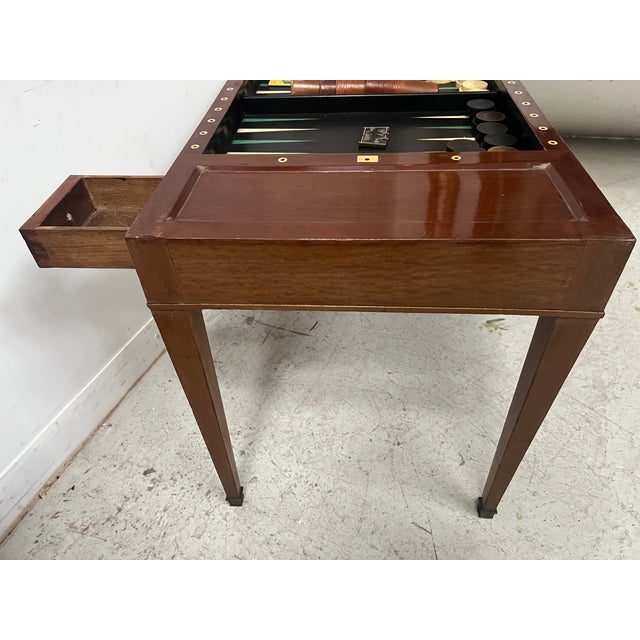 Louis XVI Mahogany Tric Trac Games Table, 1700s For Sale - Image 6 of 18