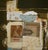 Light Blue and Brown Chine Colle Watercolor With Found Object Collage by Michael Pauker For Sale In Monterey, CA - Image 6 of 8