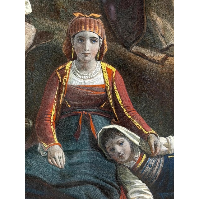 Léopold Robert, L’Improvisateur, 1845, Glass & Wood & Paper For Sale - Image 3 of 14