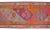 Orange Turkish Runner Rug . Hand-Knotted Tribal Oushak Halway 2′6″ × 14′ For Sale - Image 8 of 12